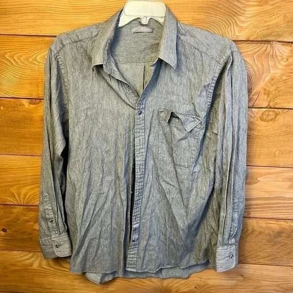 MENS GEOFFREY BEAN BUTTON‎ DOEN DRESS SHIRT.  SIZE 17. 34/35 - Picture 1 of 7